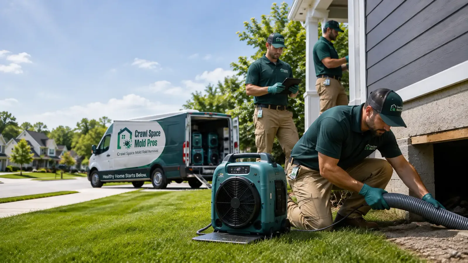 Crawl Space Mold Removal in Grays River, WA